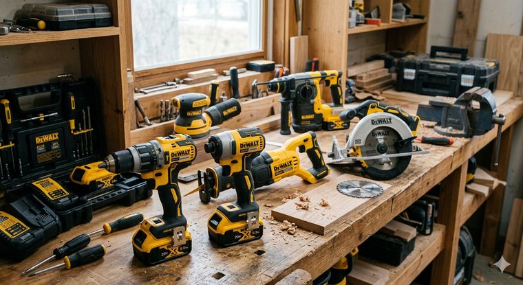 DeWalt workshop tools lot